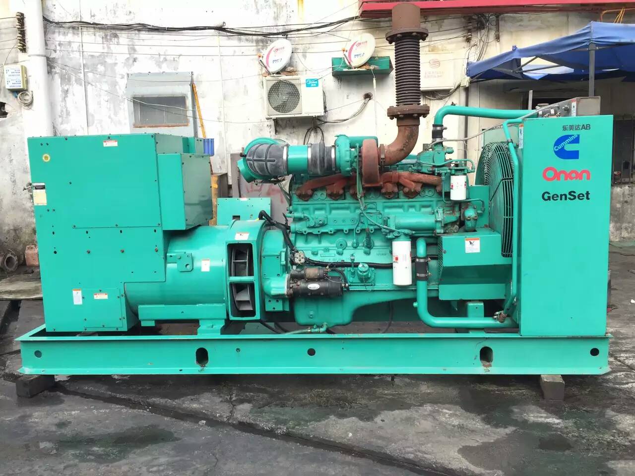 泰来租赁发电机-柴油发电机不正常冒烟的原因